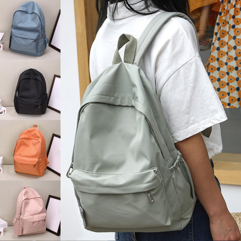 حقيبة ظهر نسائية بلون موحد، بس - مراجعة Fashion Backpack Women وسعره